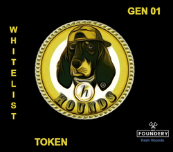 HBAR NFT Collection Hash Hounds GEN 01 Whitelist Token